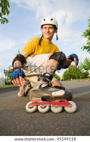 Rollerblading Man Stock Photos, Images, & Pictures | Shutterstock