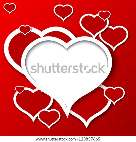 vector love background with place for your text. Eps10
