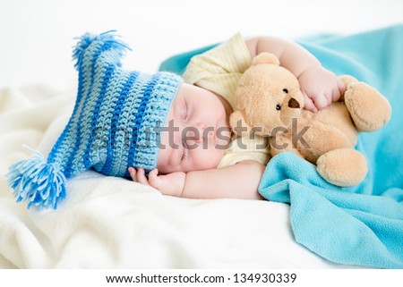 sleeping baby boy