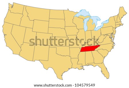 Tennessee outline Stock Photos, Images, & Pictures | Shutterstock