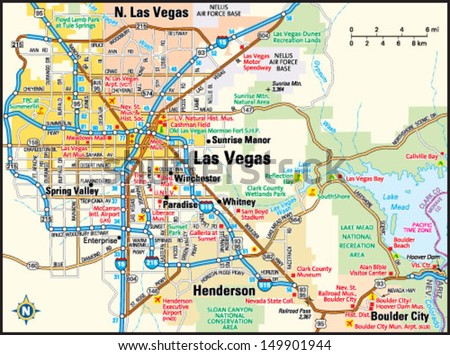 Map Of Las Vegas