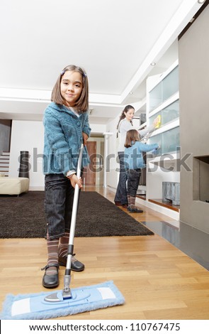 Cleaning The House kids cleaning house stock images, royalty-free images & vectors Cleaning The House kids cleaning house stock images, royalty-free images & vectors