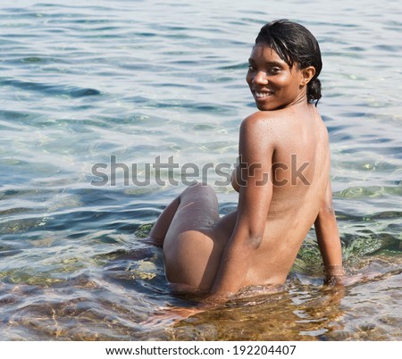 Black women nude at beach 11