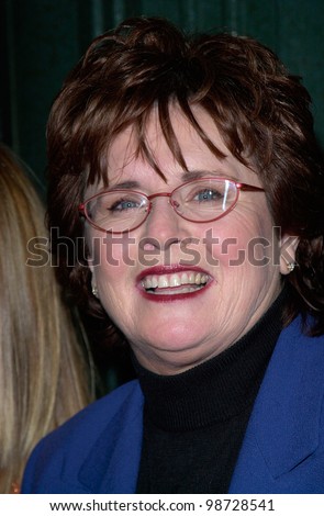 Tennis star BILLIE JEAN KING at the Los Angeles premiere of TV movie When ...