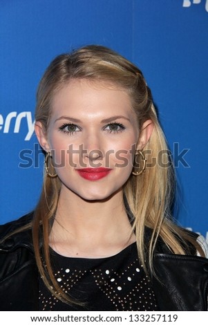 Claudia Lee at the Blackberry Z10 Launch Party, Cecconis, West Hollywood, ...