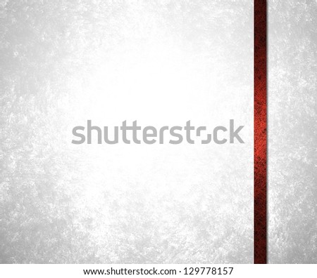 Abstract White Background Red Ribbon Stripe Stock 