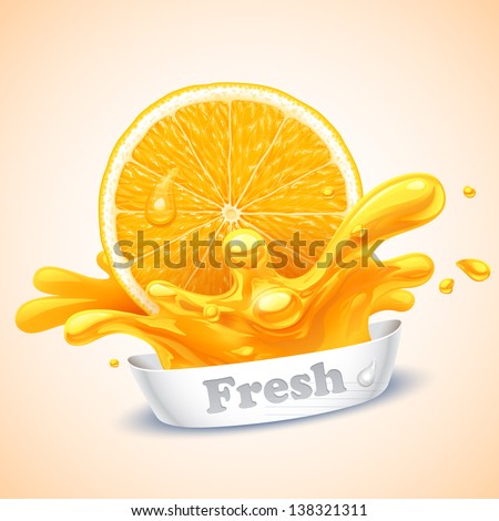Juicy orange