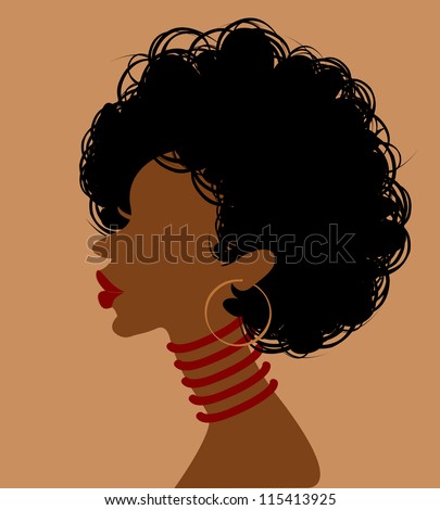 Afro Silhouette Stock Images, Royalty-Free Images 