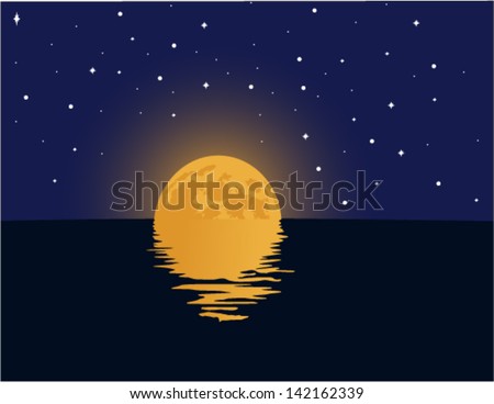 Free Free 97 Moon Over Water Svg SVG PNG EPS DXF File