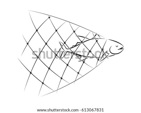 Vector Fishing Designillustration Symbol Stock Vector 200097425