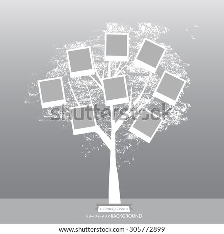 Memories Tree Picture Frames Insert Your Stock Vector 450115108 Shutterstock Vintage Family Frames Tree Stock Image Image 32018791