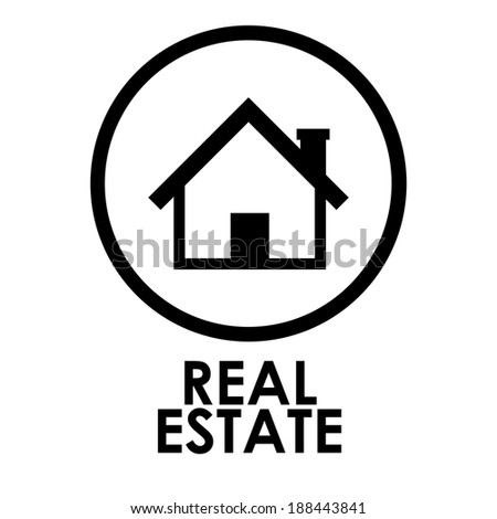 Home Design Over White Background Vector Stock Vector 188443841 ... Home Design Over White Background Vector Stock Vector 188443841 ...