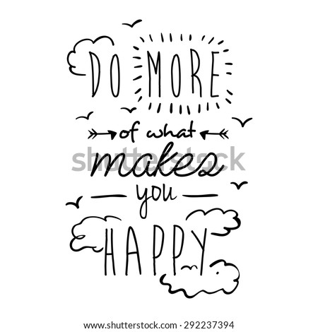 Encourage Quotes Design Over White Background Stock Vector 