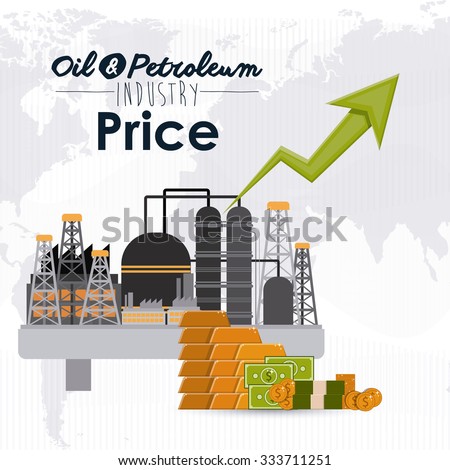 Oil and Petroleum concept with money icons designs, vector illustration eps 10