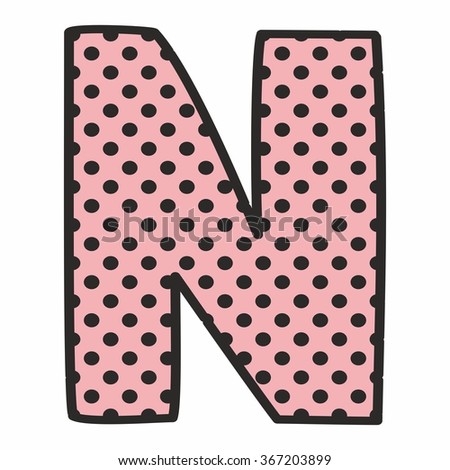 N with dots