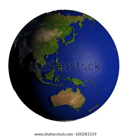 Earth Globe Australia Stock Illustration 772887 - Shutterstock