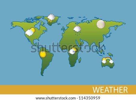 Weather Map Stock Vectors & Vector Clip Art | Shutterstock