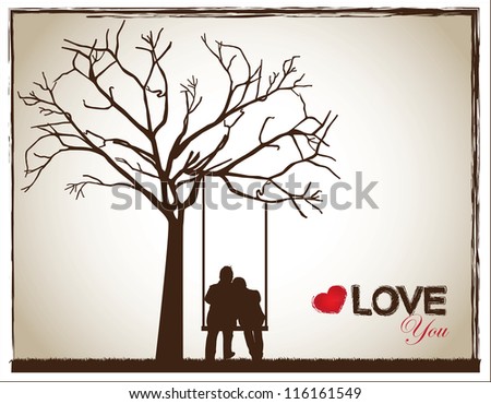 Loving Couple Sitting Swing Stock Images, Royalty-Free Images & Vectors ...