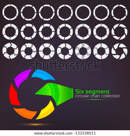 8 segment circle vector Segmented Stock Images Images, Circle Royalty Free