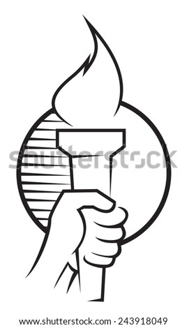 Torch Hand Stock Photos, Images, & Pictures | Shutterstock