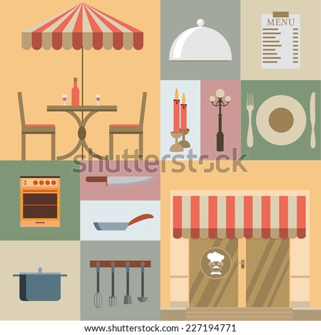 Restaurant Kitchen Illustration mix3r's "nature, planescape, buildings" set on shutterstock Restaurant Kitchen Illustration mix3r's "nature, planescape, buildings" set on shutterstock
