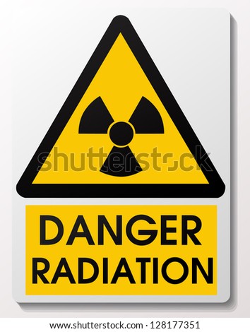 Radiation Hazard Symbol Sign Radhaz Threat Stock Photo 88654858 ...