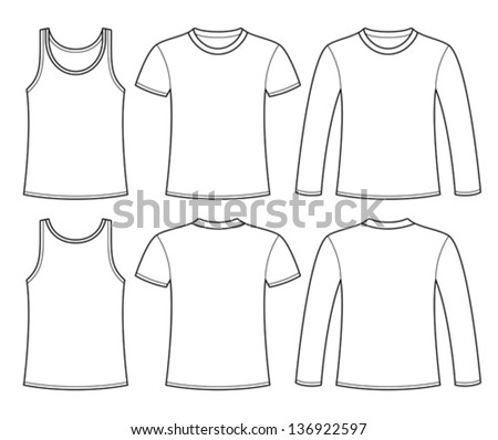 long sleeve t shirt template pdf