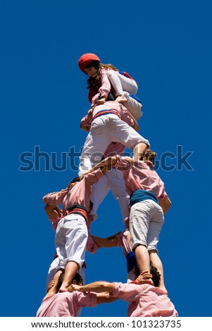 Human pyramid Stock Photos, Images, & Pictures | Shutterstock
