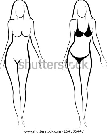Naked woman sketches 9