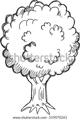 Henna Doodle Tree Vector Stock Vector 37602388 - Shutterstock