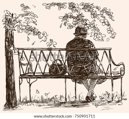 Vector Design Ink Drawing Comfortable Rocking Stock Vector 88538203 ...