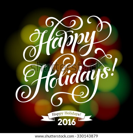 Happy Holidays Card Stock Images, Royalty-Free Images & Vectors ...