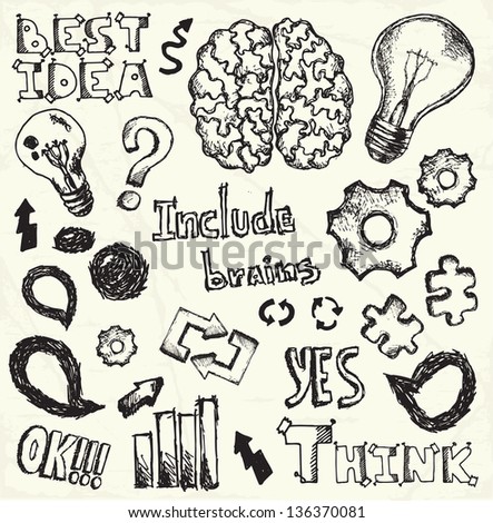 Brain Doodle Stock Photos, Images, & Pictures | Shutterstock