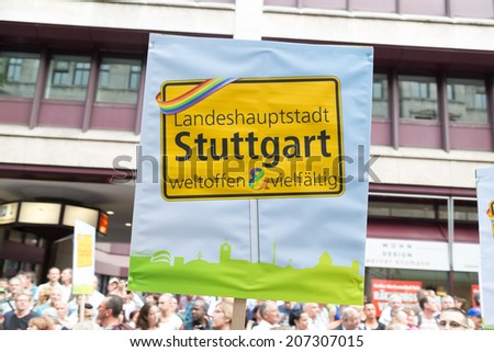 Stuttgart Germany July 26 2014 Christopher Stock Photo 207434521