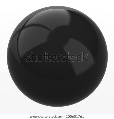 black sphere