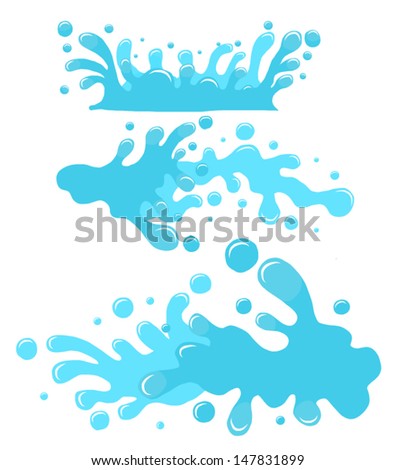 Water Drops Set Stock Vector 265181282 - Shutterstock