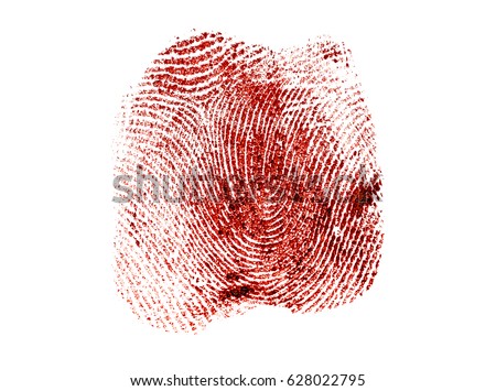 Crime Scene Concept Dried Blood Fingerprint Stock Photo 335639069   Stock Photo Bloody Fingerprint On A White Background 628022795 