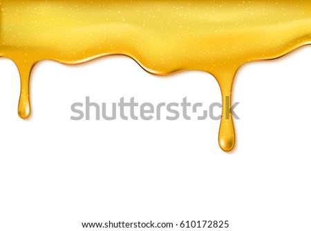 Sweet honey drips