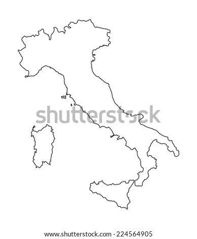 Italy Map Stock Photos, Images, & Pictures | Shutterstock