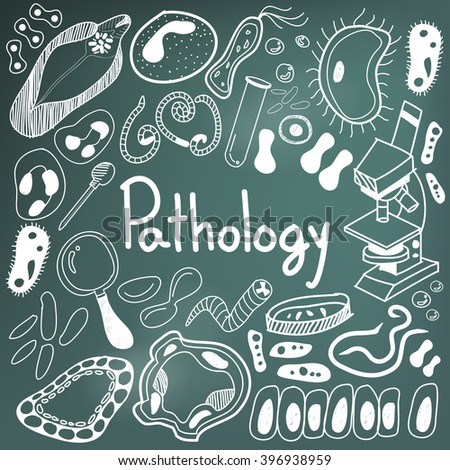 Biology Science Theory Doodle Handwriting Tool Stock Vector 360384050 Shutterstock