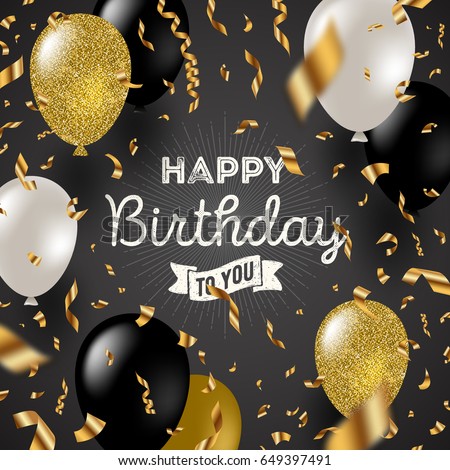 black birthday images