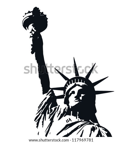 Statue Liberty Stock Illustration 117969781 - Shutterstock