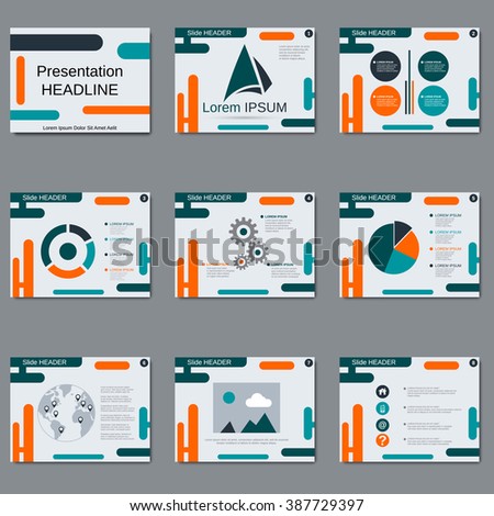 Professional Business Presentation Slide Show Brochure Stock Vector 387729397 Shutterstock Cut Pro Photo Slideshow Template Free