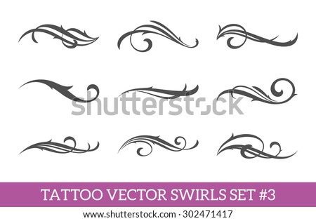 text swirls
