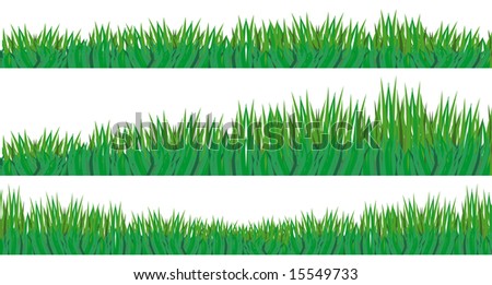 Row Grass Stock Vector 57457672 - Shutterstock