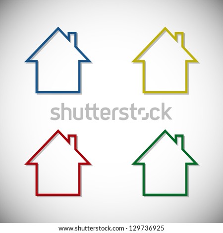 House Outline Stock Photos, Images, & Pictures | Shutterstock