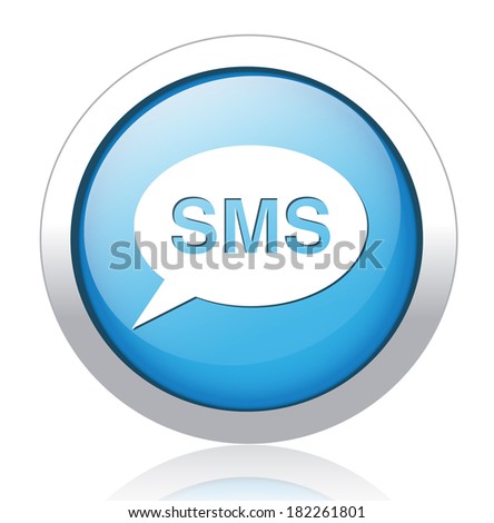 Sms Icon Vector Illustration Stock Vector 118662202 - Shutterstock