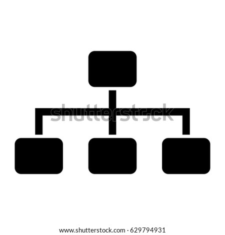 Tree Structure Icon Illustration Stock Vector 342666551 - Shutterstock