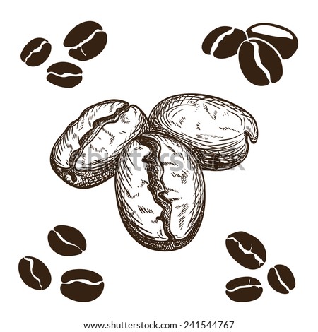 Free Free 182 Silhouette Coffee Bean Svg SVG PNG EPS DXF File