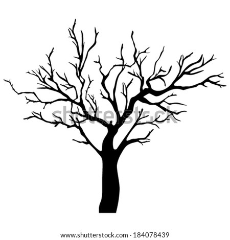 Tree Silhouettes Vector Illustration Stock Vector 164299967 - Shutterstock